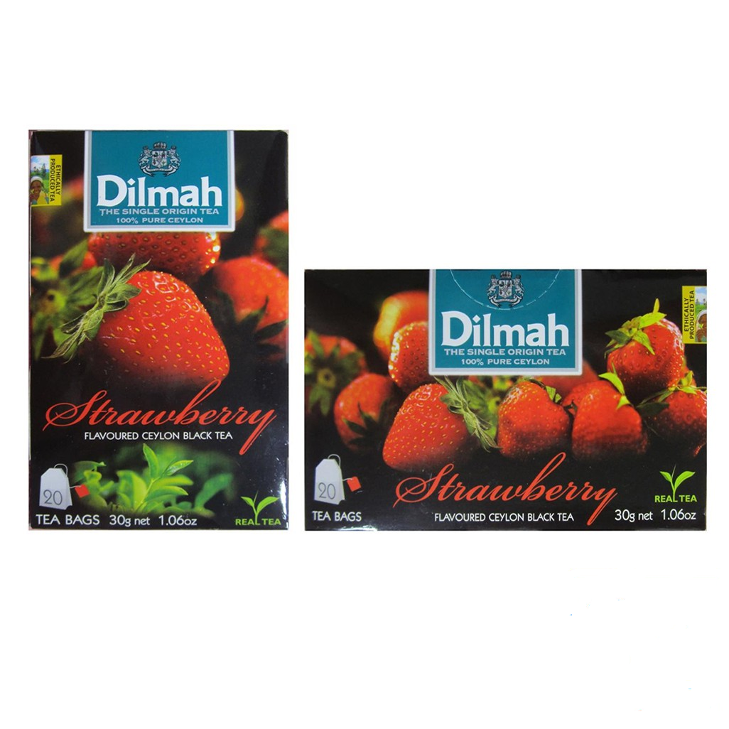 Trà Dilmah Hương Dâu Hộp 30g (1,5 g x 20 gói túi lọc)