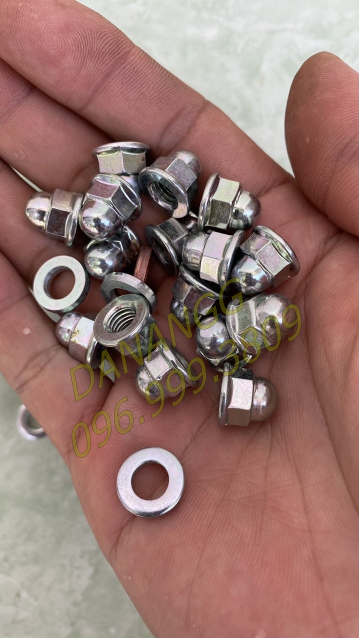 Bộ ốc đầu bò 7 li có long đền