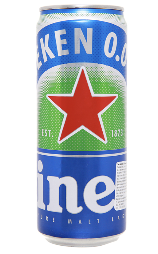 6 lon bia Heineken 0.0% độ cồn 330ml