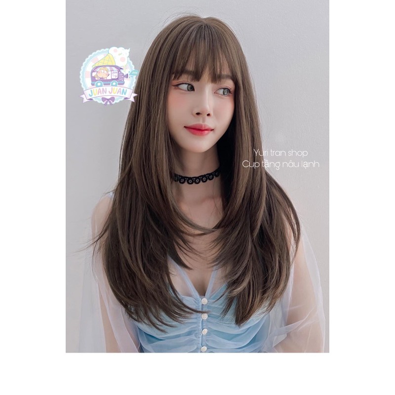 tóc giả nguyên đầu cúp sole😀TẶNG LƯỚI 😀 mã 8258
