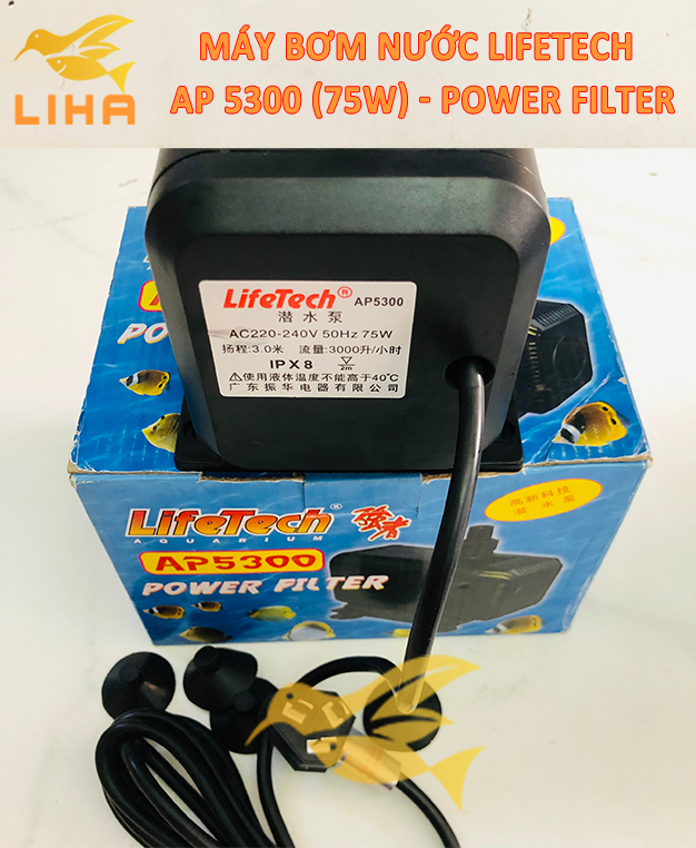 Máy Bơm Lifetech AP5300 - Bơm Nước Hồ Cá Cao Cấp