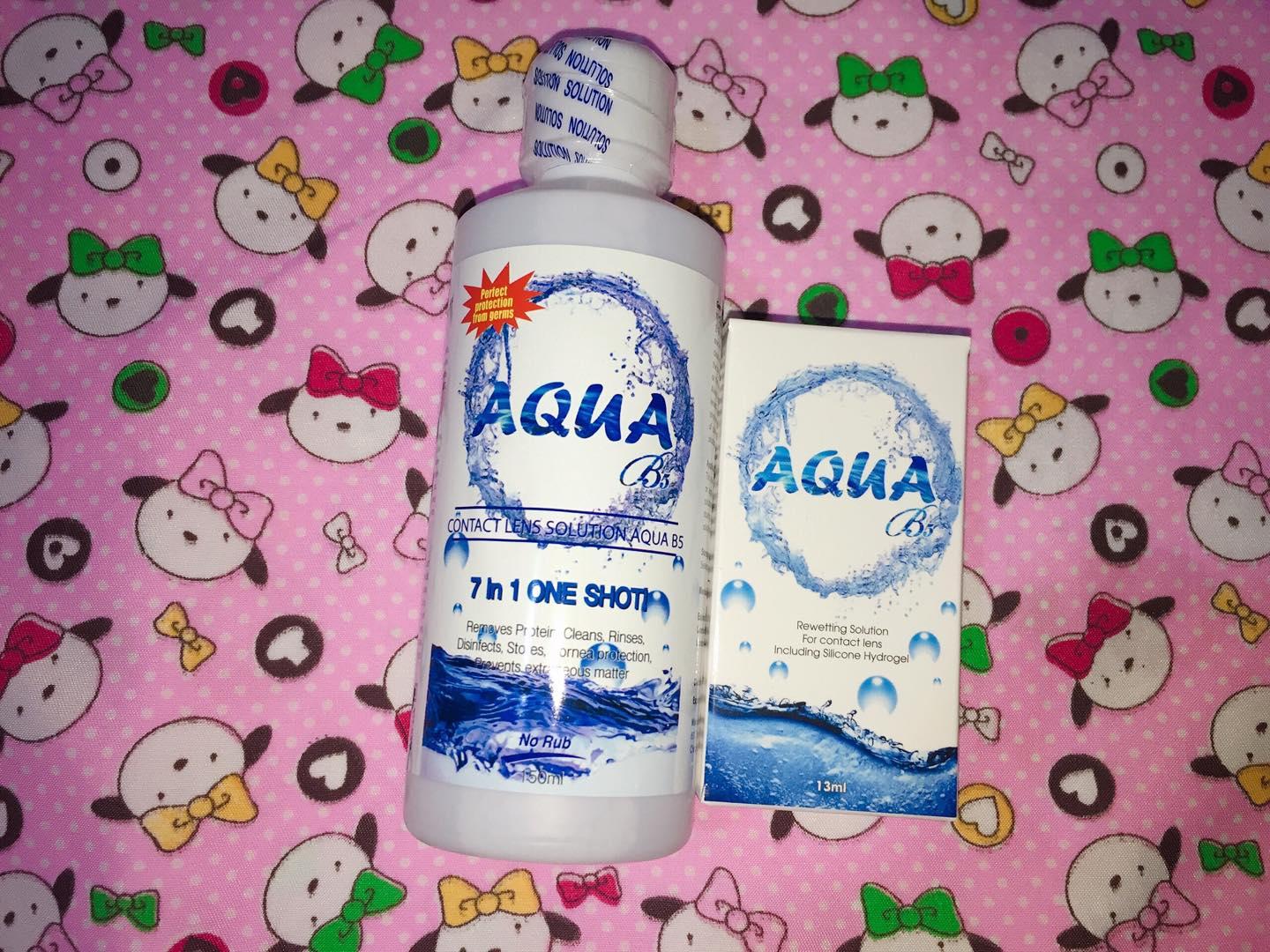 [CHÍNH HÃNG] [HCM] Combo Nước Ngâm Lens 160ml + Nhỏ Mắt Aqua