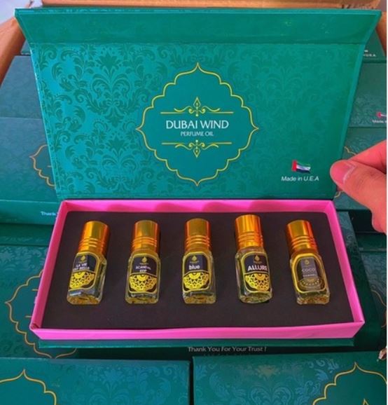 Set 5 chai tinh dầu nước hoa dubai