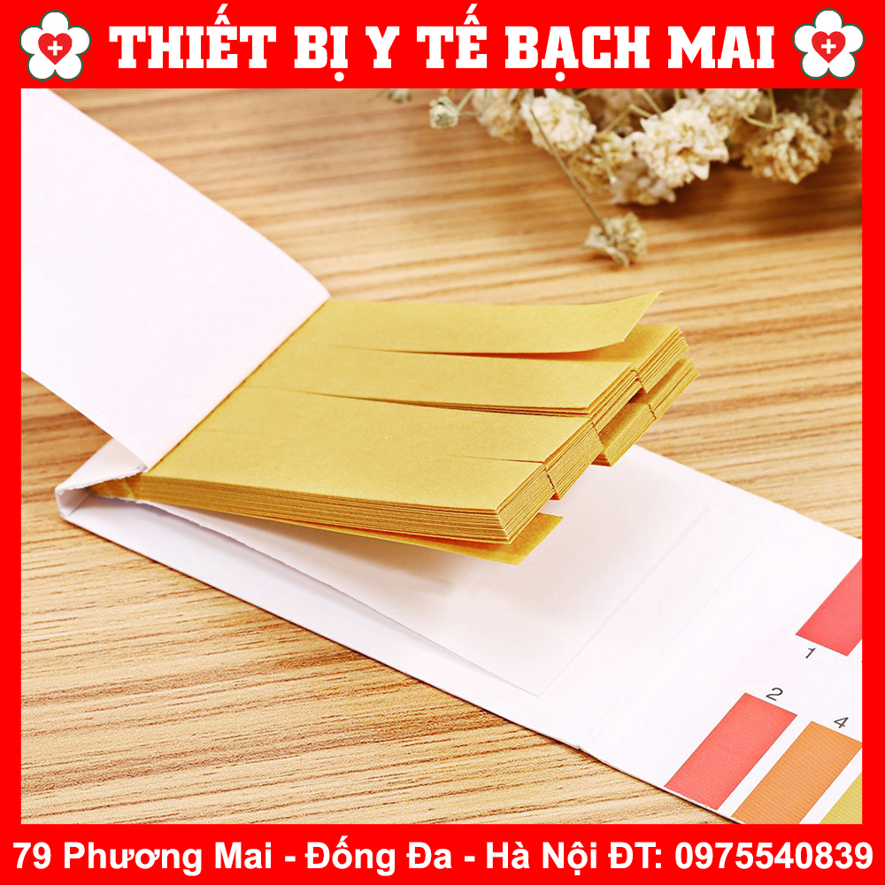 Giấy Quỳ Tím Thử Độ PH Gói 80 Miếng
