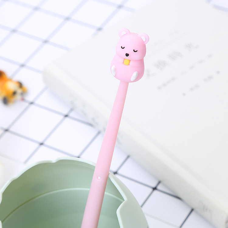 Bút nước dẻo gấu xinh 4 màu