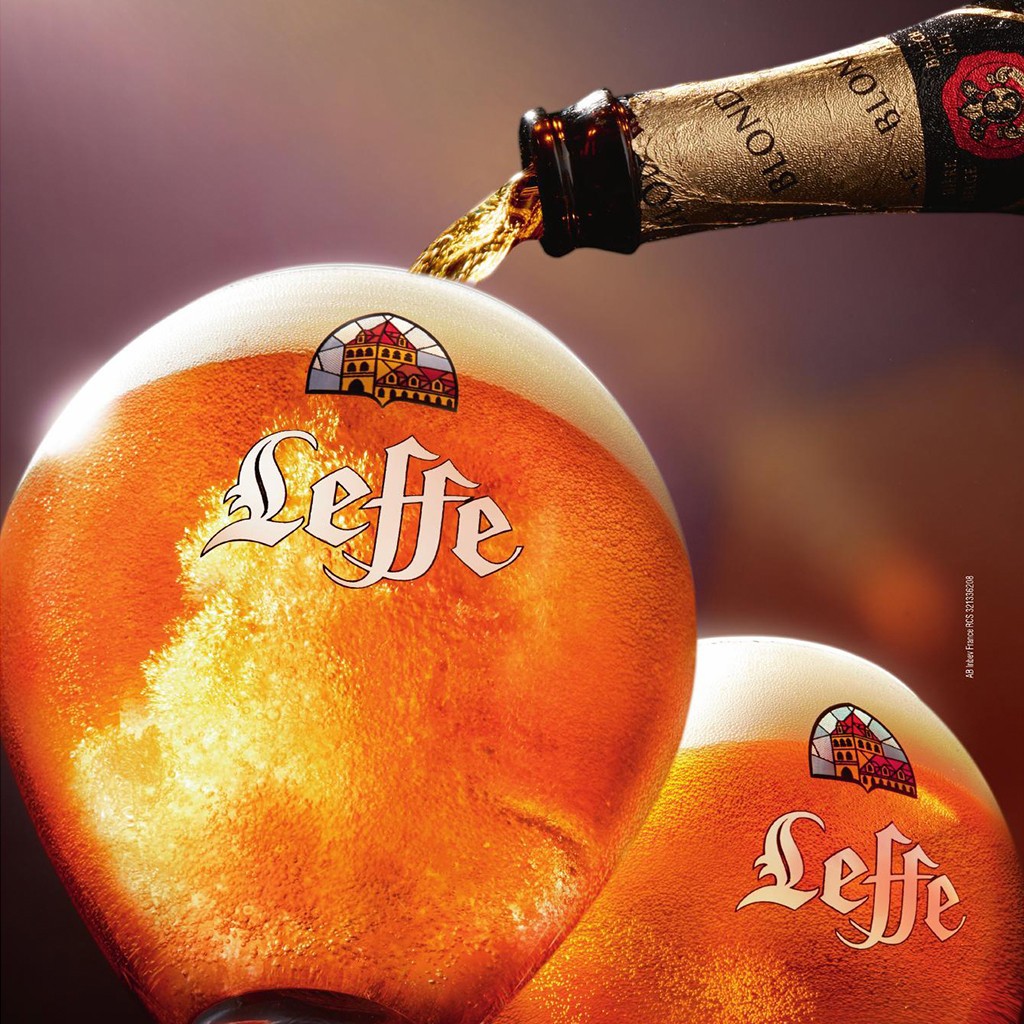 Thùng 24 Chai Bia Leffe Blonde (330ml / Chai)