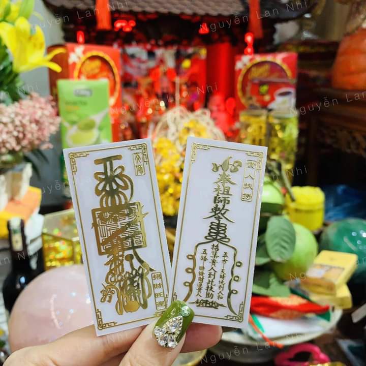 Combo Linh phù QÚY NHÂN + VƯỢNG TÀI