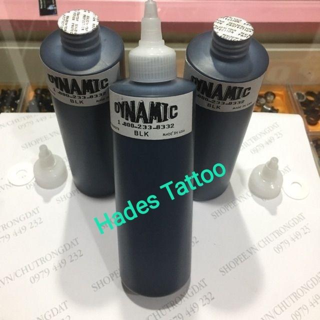 Mực tập xăm Dynamic BLK chai to 240ml