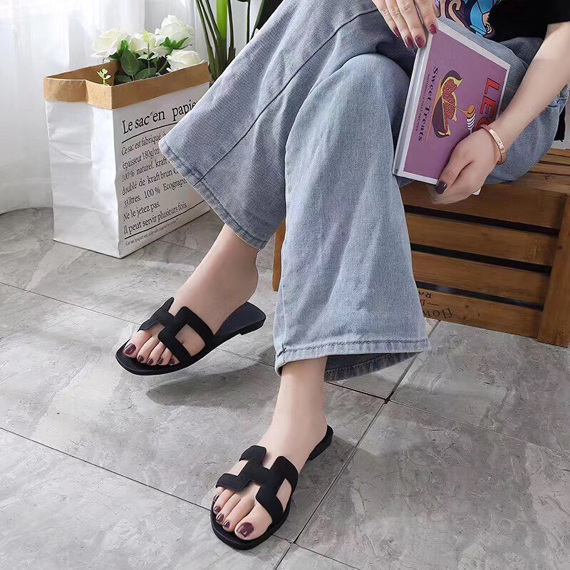 Dép Chữ H Trơn Nhựa Mới Về