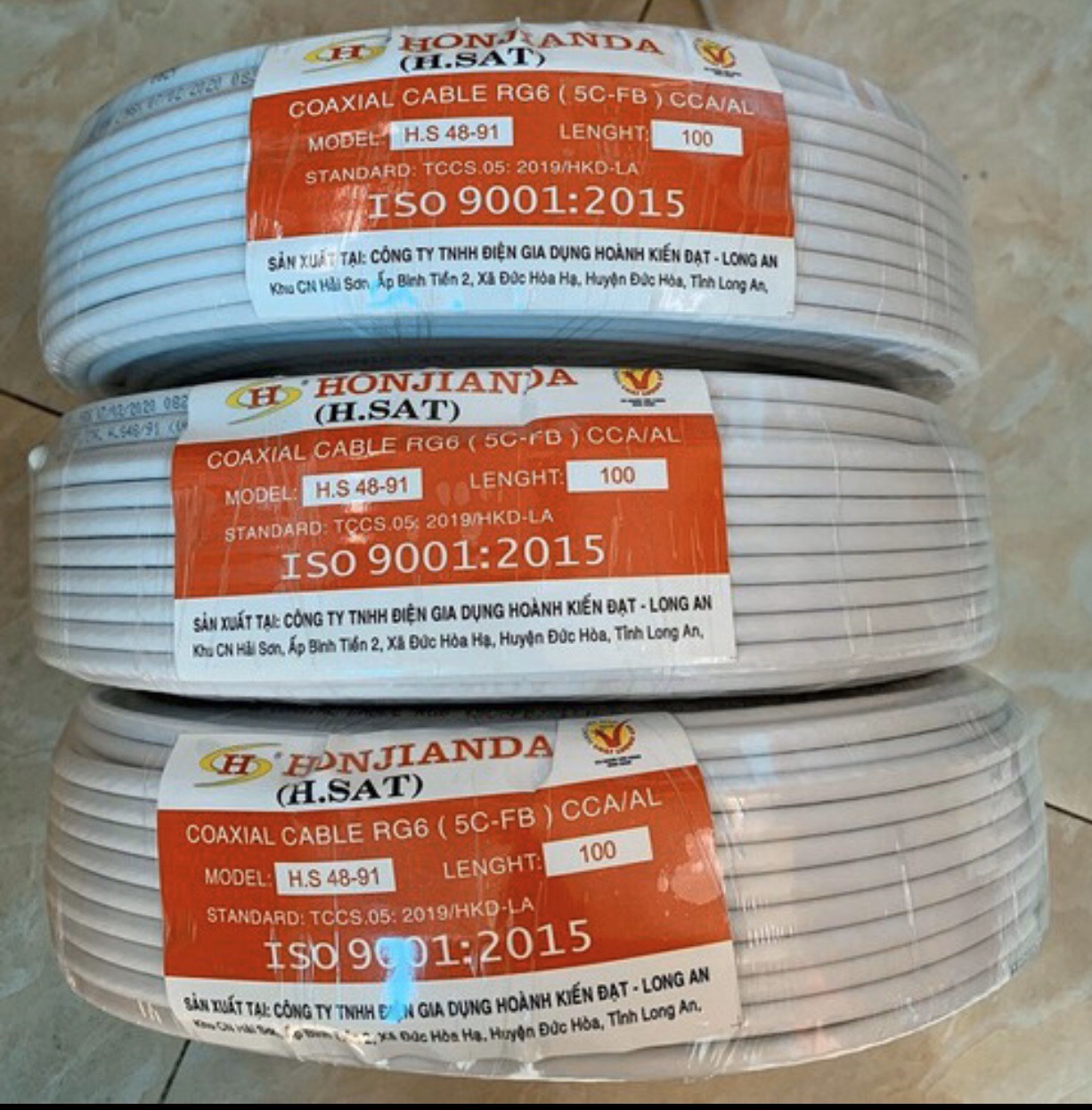 Cuộn Dây Cáp 5C 100 mét
