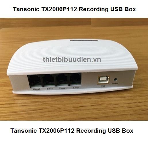 Box ghi âm điện thoại bàn tansonic tx2006p112