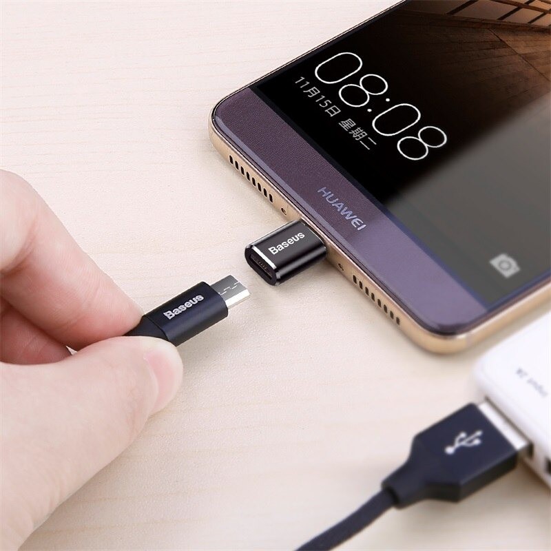 Đầu chuyển đổi OTG Baseus Từ Type-C ra USB/ USB ra Type-C/ Type-C ra Micro - Phân Phối TopLink
