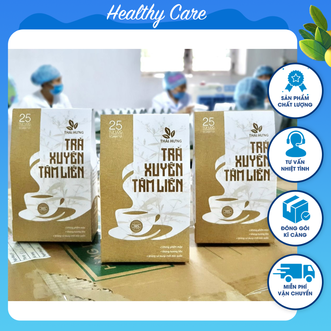 Trà Thảo Dược Xuyên Tâm Liên Thái Hưng Hõ Trợ Các Vấn Đề Hô Hấp