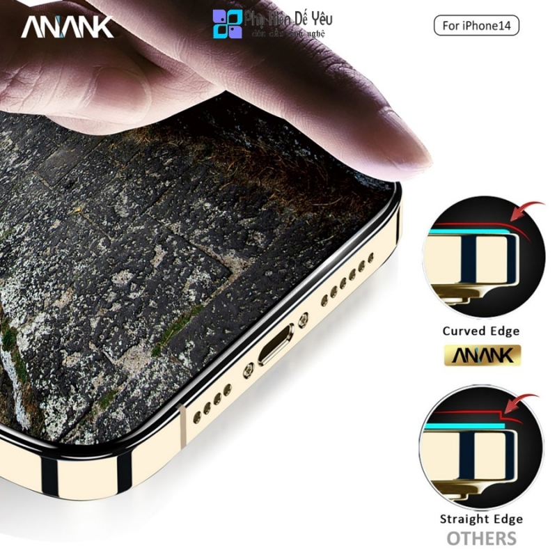 Dán cường lực ANANK 2.5D cho lPhone 14/ 14 Plus/ 14 Pro/ 14 Pro Max [Phân phối chính hãng]
