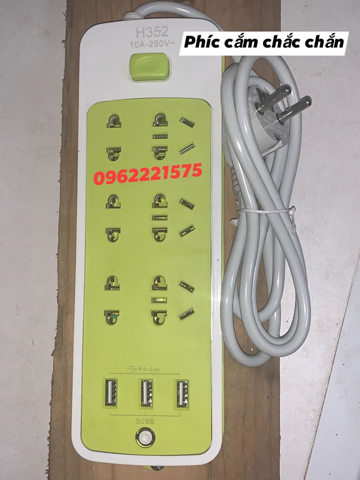 Ổ CẮM ĐIỆN ĐA NĂNG  KÈM CỔNG SẠC USB
