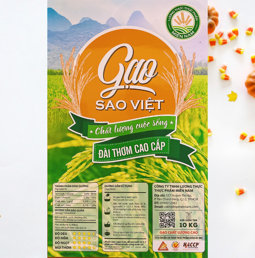 HCMPremium Taiwan Sweet Rice 10KG - Viet Star Rice Brand