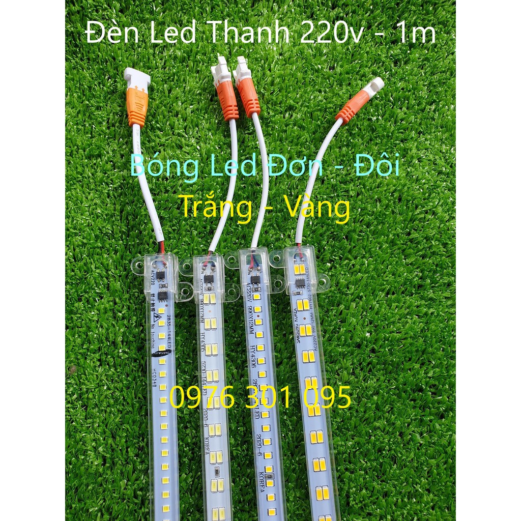 [COMBO 5] Đèn Led Thanh 220v 1m
