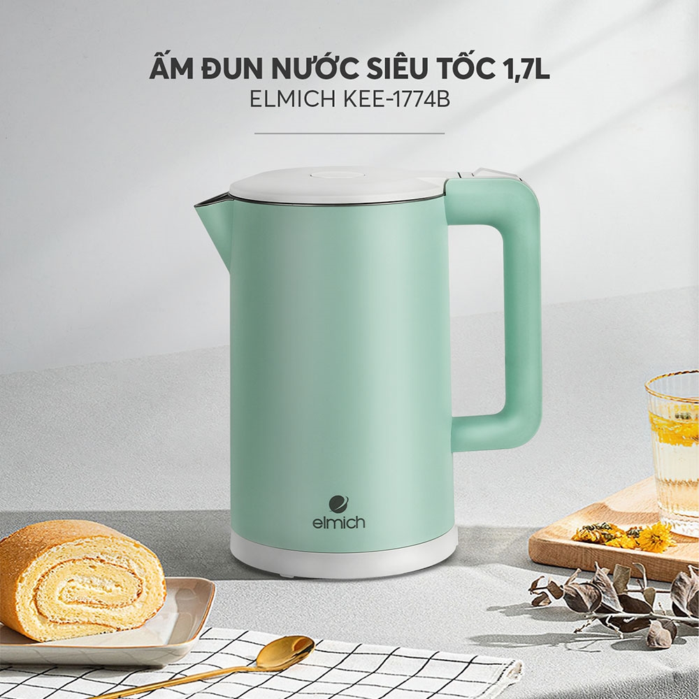 Ấm đun nước siêu tốc elmich 1,7l kee 1774