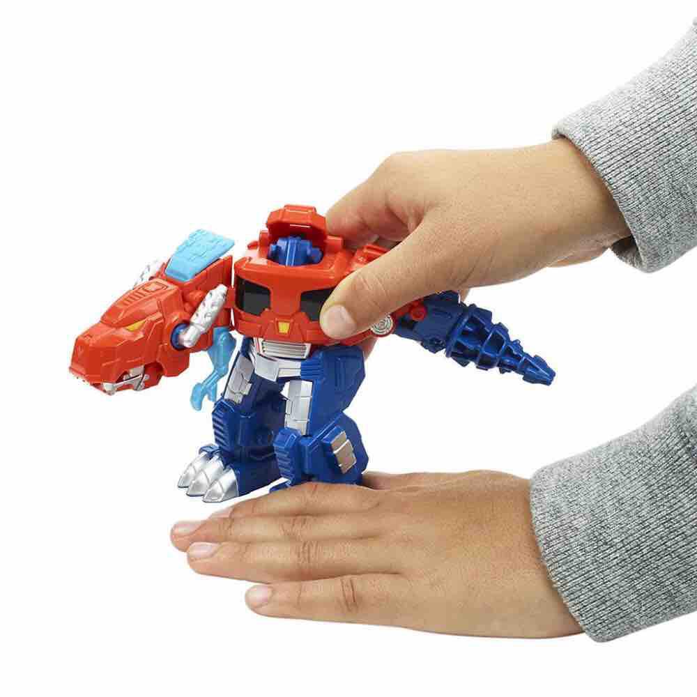 Đồ chơi Robot Transformer Playskool Heroes Rescue Bots Optimus Prime Dinosaur