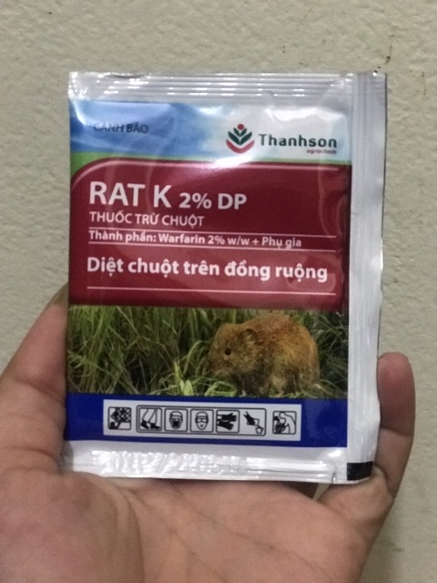 [Giá hủy diệt] 20 gói thuốc chuột Rat K 2%DP