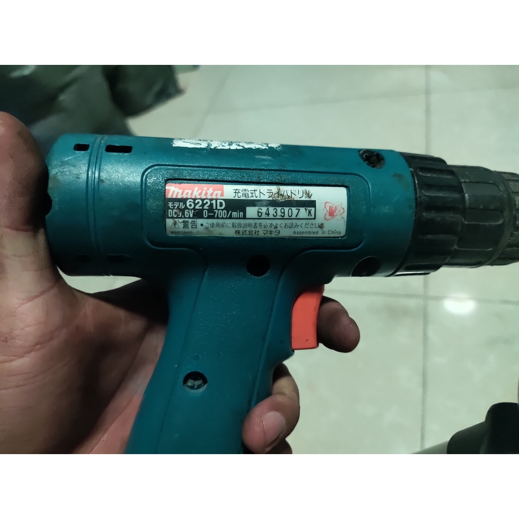Thân máy + Vỏ pin máy khoan pin nội địa Nhật 9.6V 12V đầu kẹp 10 mm Makita