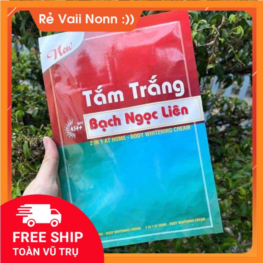 Tắm trắng bạch ngọc liên xanh 2in1 130g trắng sáng da , bật tone , se khít chân lông