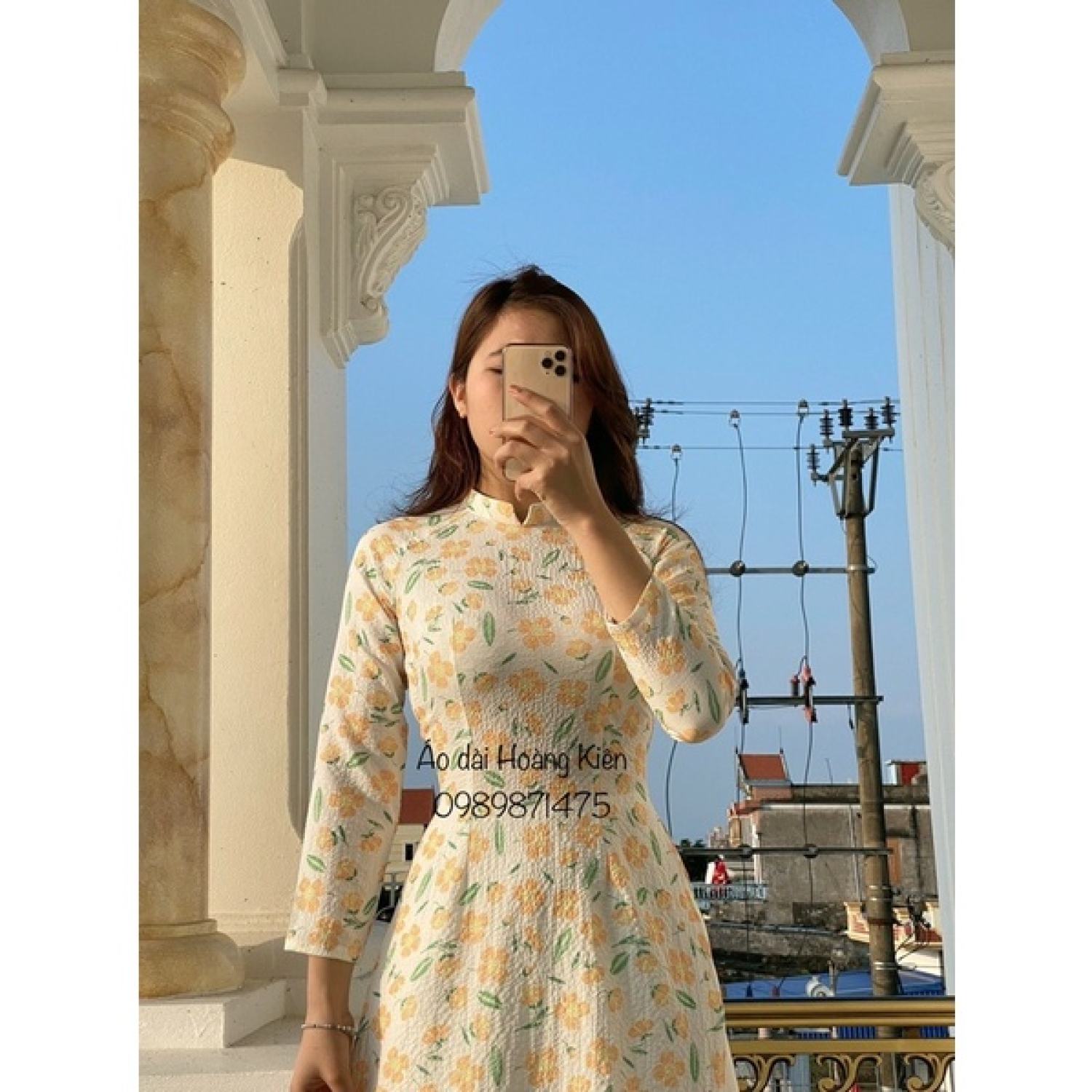 Áo dài cách tân, nhẹ nhàng ZD19 siêu đẹp