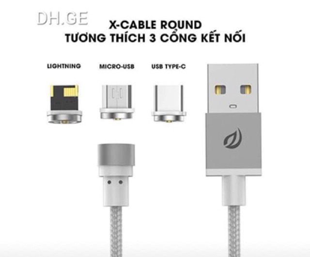 CÁP SẠC NHANH NAM CHÂM CHO IOS ANDROID - CAP SẠC NAM CHÂM ĐA NĂNG