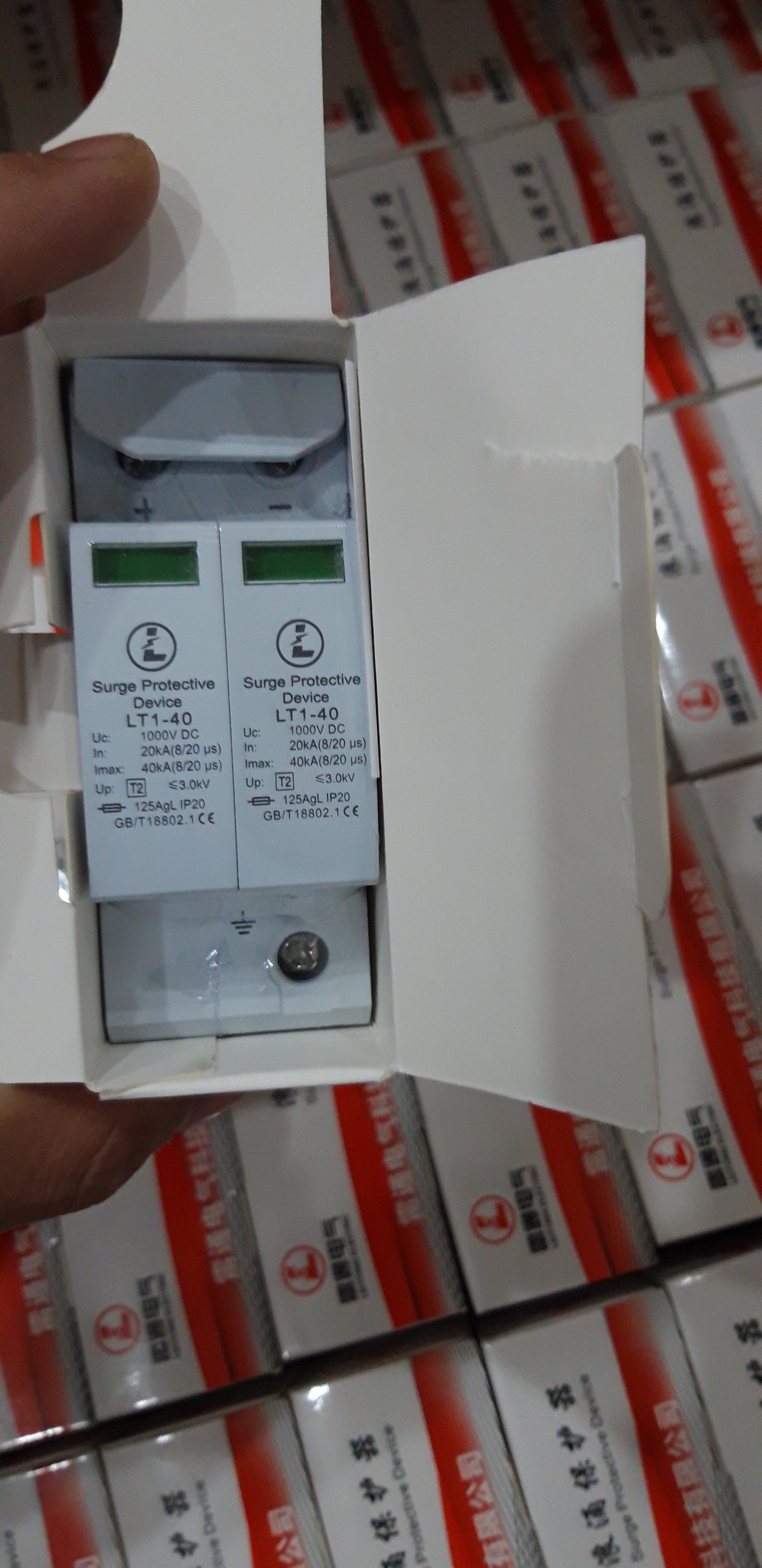 Chống sét DC 1000V 2P 40KA LT1- HÀNG NHẬP KHẨU