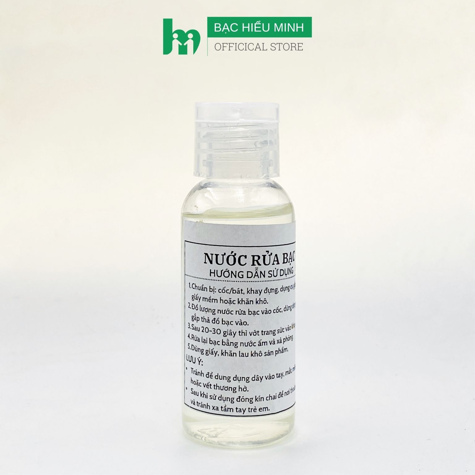 Nước rửa bạc, nước làm sáng bạc chuyên dụng bạc hiểu minh rb001