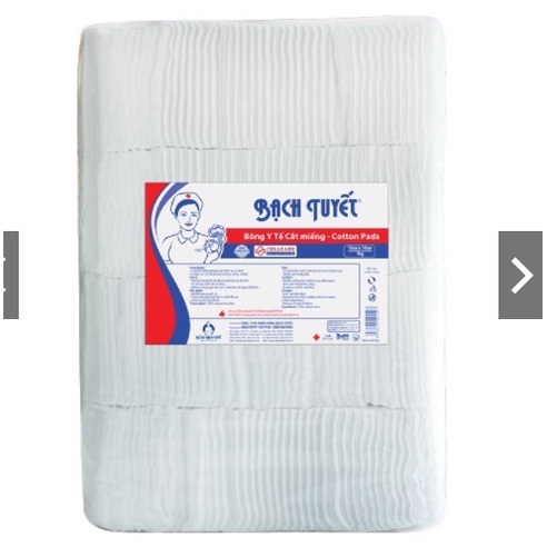 Bông gòn cắt sẵn 7x7 Chính hãng Bông Bạch Tuyết