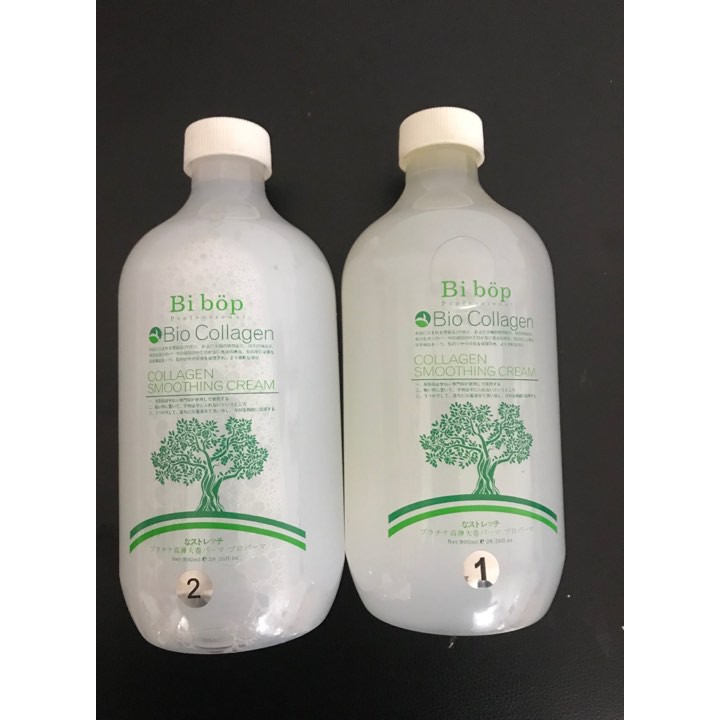 CẶP UỐN LẠNH COLLAGEN BIBOP 800ML X2