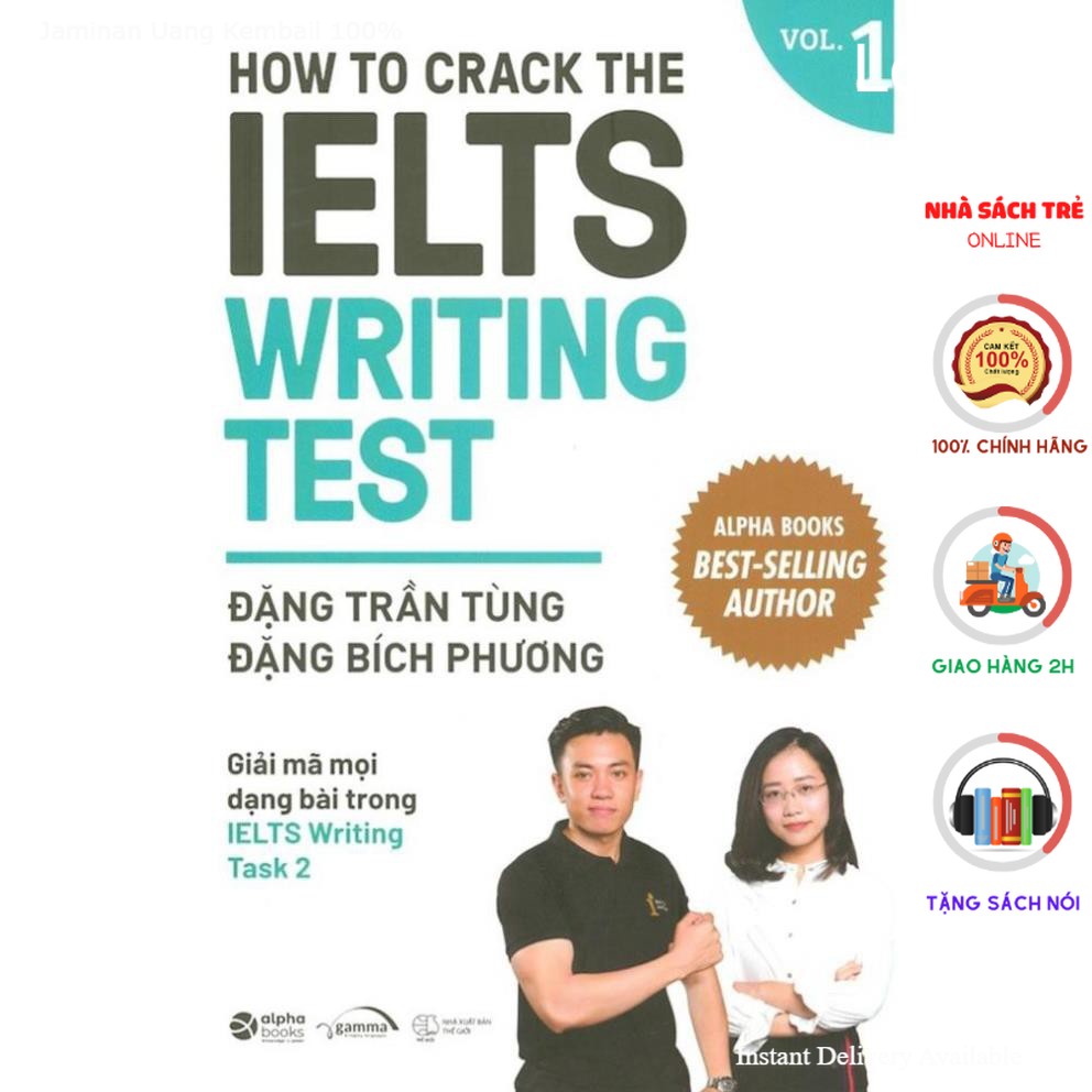 Sách - How To Crack The Ielts Writing Test Vol.1 [Alphabooks]