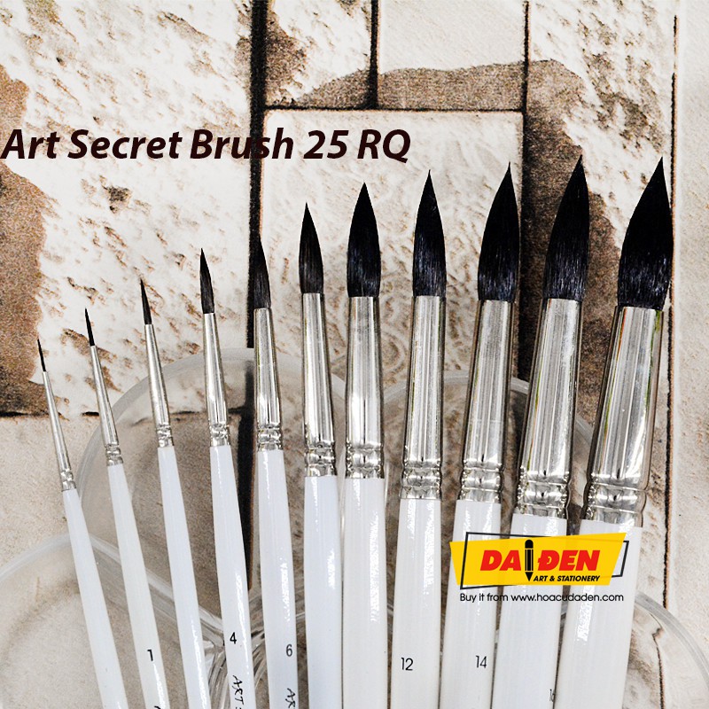 [HCM]Cọ Vẽ Squirrel Art Secret 25RQ Lông Sóc