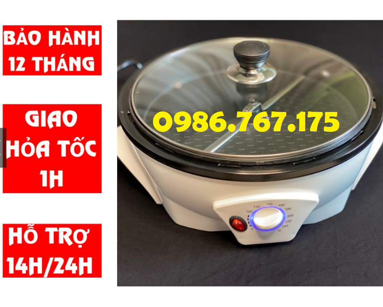 Máy rang cà phê bar well chính hãng - máy rang cà phê, ngũ cốc
