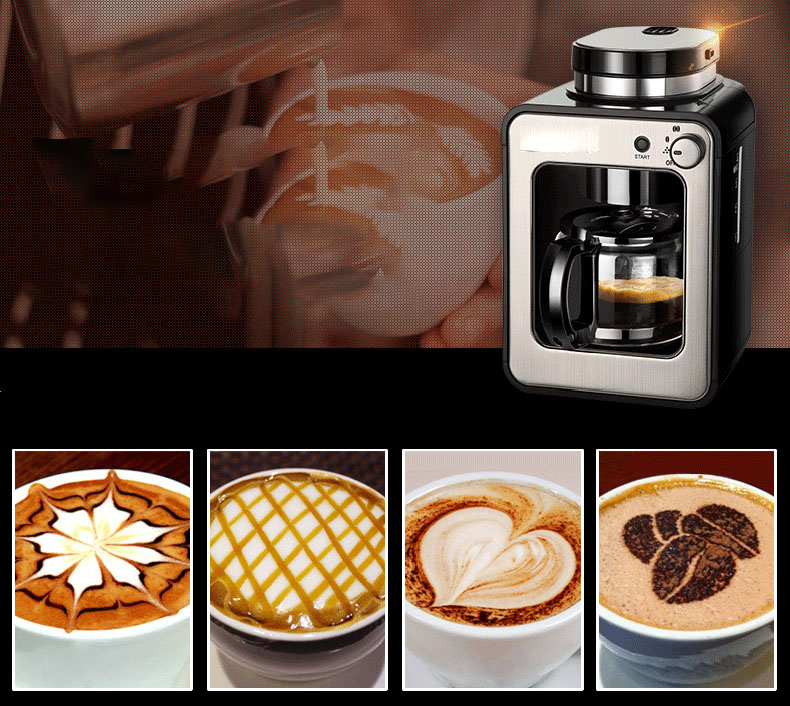 Máy Pha Cà Phê Tự Động Gotech- Máy Xay Hạt Và Pha Cà Phê Espresso