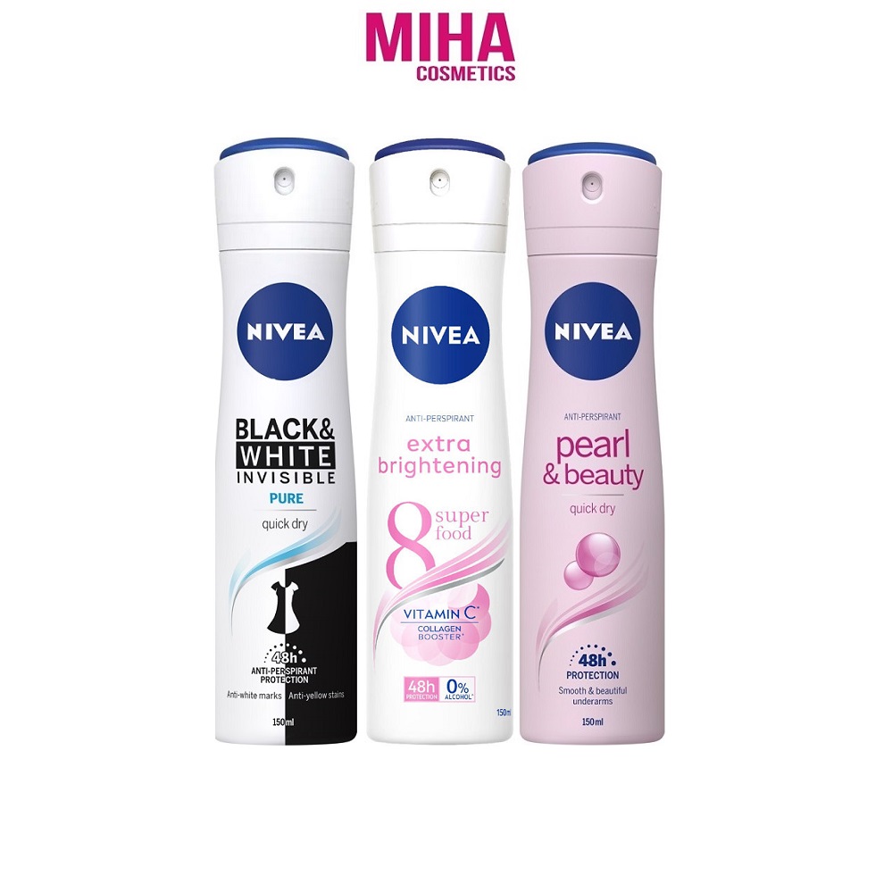 Xịt Khử Mùi Nữ NIVEA 150ml Thái Lan