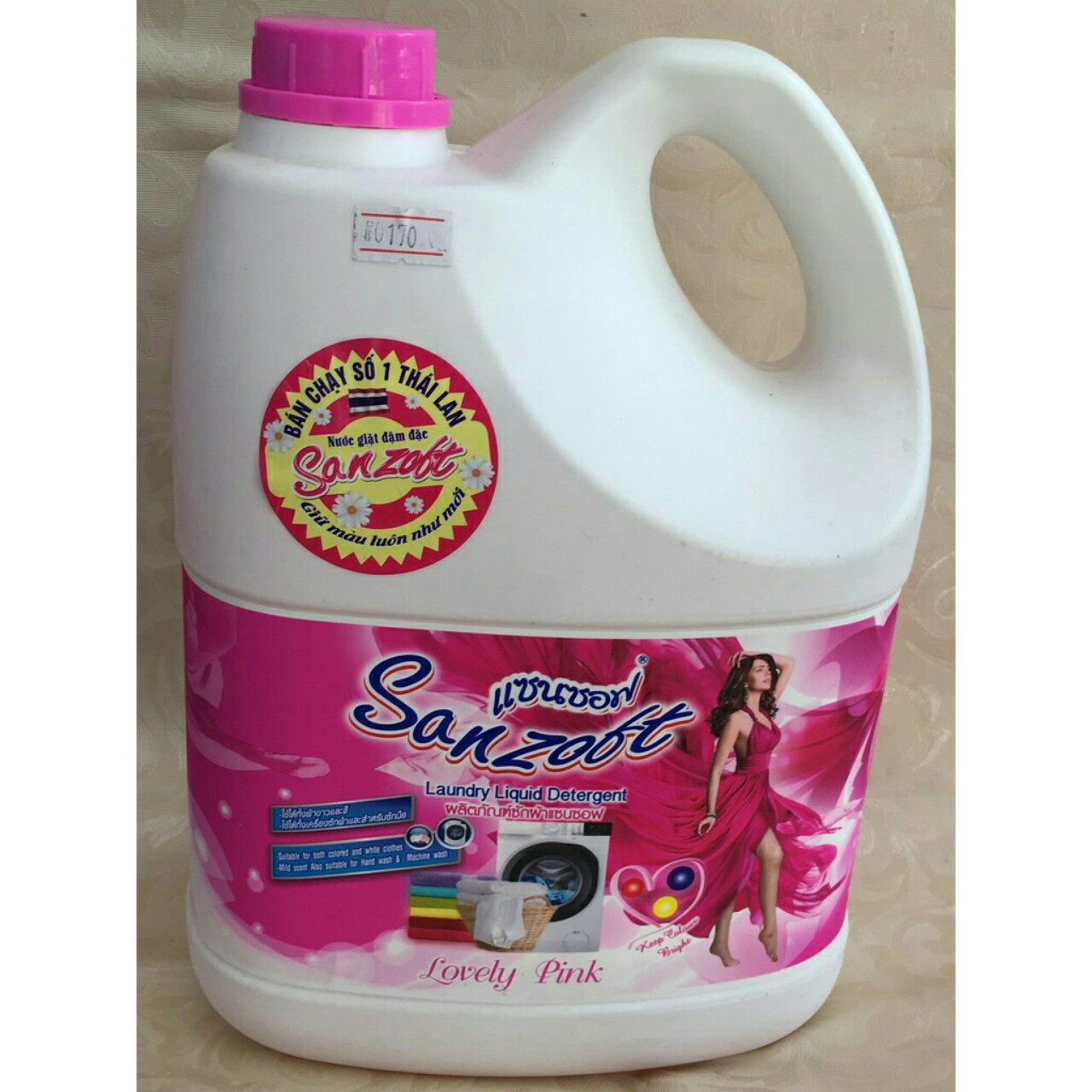 nước giặt, xả thái lan sanzoft ( can 3,5L)