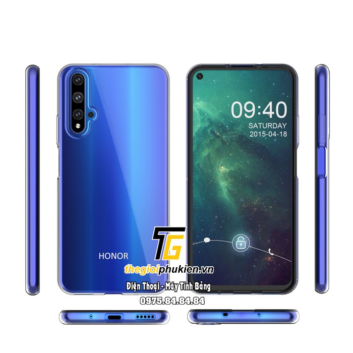 Ốp lưng Huawei Nova 5T dẻo trong siêu mỏng 0.5 mm