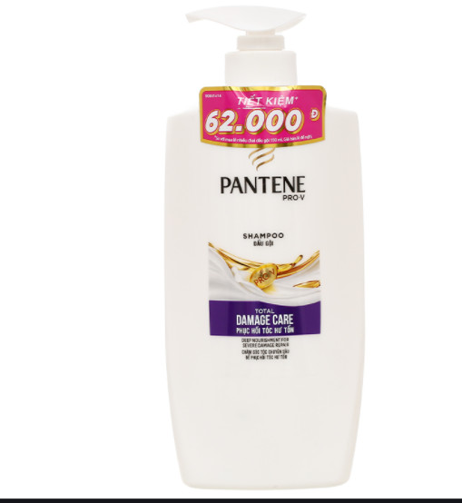 Dầu Gội Chăm Sóc Tóc Hư Tổn Pantene - 950G tím