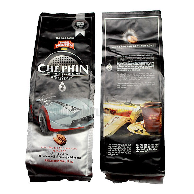 Cafe Chế Phin 3 Trung Nguyên-Bich 500gr