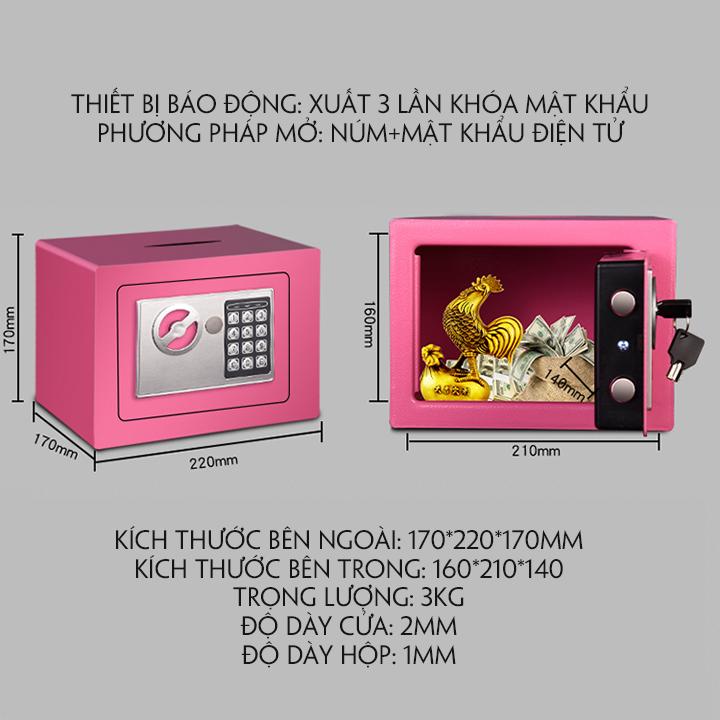 Két sắt mini - Chống cháy,chống cắt,khóa bảo mật