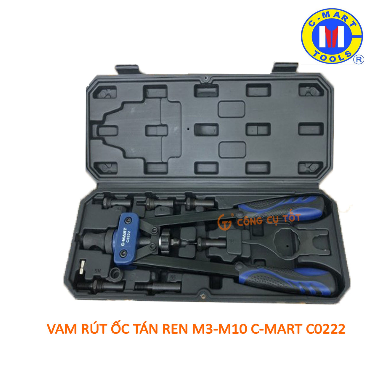 Kềm rút rive đinh tán ren Ecu - Kìm rút ốc tán C-Mart C0222 LS LS900253 ...