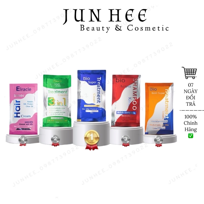 [ JUNHEE AUTH ] Kem ủ tóc Bio Treatment Thái Lan chính hãng 30ml