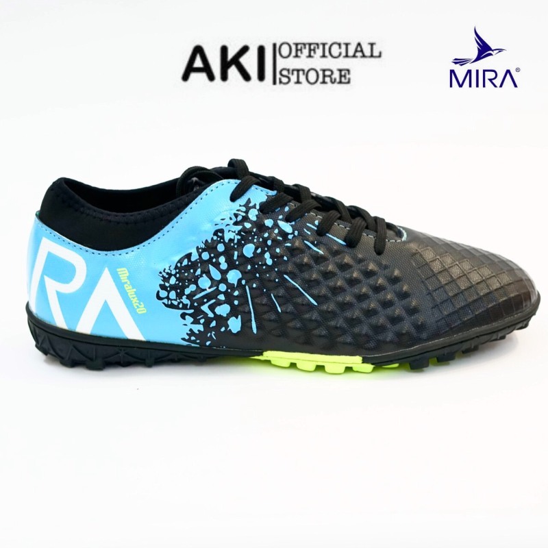 Giày đá bóng cỏ nhân tạo Mira Lux 20 Đen thể thao nam chính hãng phong cách - LU004