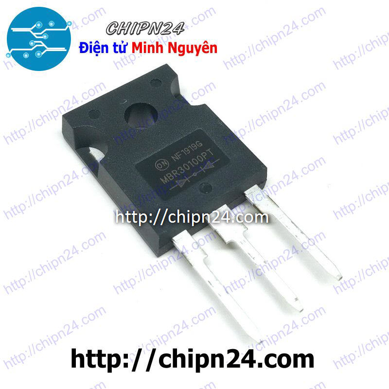Diode schottky mbr30100 to-247 30a 100v