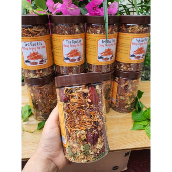 Trà gạo lứt đông trùng hạ thảo - 500gr