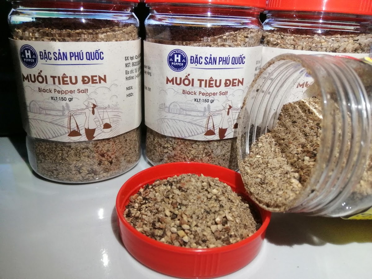 Muối Tiêu Đen Đảo Ngọc 120g