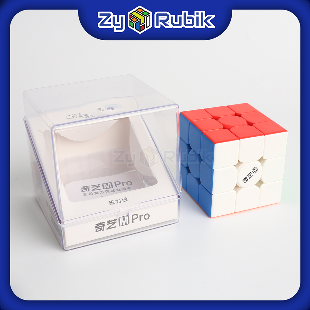 Qiyi 3x3 Qiyi M pro stickerless Rubik's Cube with magnet 2 versions-3x3 Qiyi M pro overseas 2 version-zyo Rubik's Cube