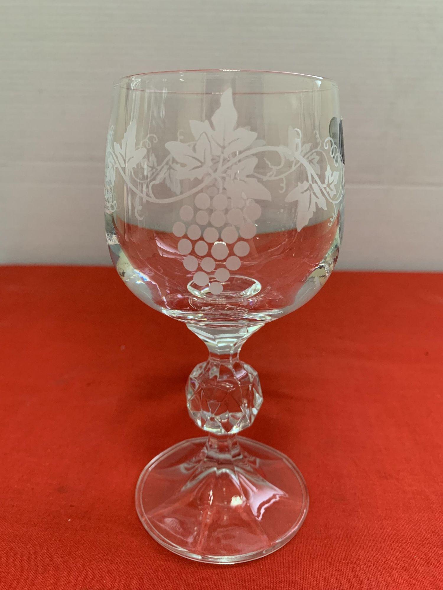 BỘ 6 LY PHA LÊ SÉC CLAUDIA 150ML MÀI NHO